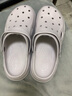 潮韵月男士洞洞鞋新款防滑厚底休闲外穿韩版沙滩软底包头拖鞋男 灰色玩具熊升级版 42 -43 偏小一码建议拍大一码 实拍图