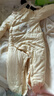 童泰婴儿连体衣秋冬季薄棉宝宝衣服夹棉家居服哈衣爬服纯棉秋装 黄色 80cm (建议11-18月身高73-83cm) 实拍图
