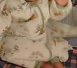 英氏（YEEHOO）婴儿睡袋恒温抗菌厚夹棉儿童分腿睡袋宝宝防踢被 秋冬 春浔山野S 实拍图