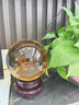 泰山吉运阁（TAISHANJIYUNGE） 水晶球摆件乔迁新居客厅玄关办公室装饰工艺品女生礼物 黄色特大号-直径15cm 实拍图