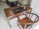 诗易阳台小户型茶桌椅组合新中式实木功夫茶几套装一体家用喝泡茶台 1.2米茶桌+围椅+2方凳 实拍图
