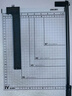 得力A4钢质切纸机 手动切纸刀裁纸刀裁纸机铡刀金属钢制照片裁剪相片割纸办公家用小型300×250mm 8014 实拍图
