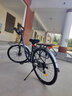 飞鸽（FG FLYING PIGEON）铝合金长途旅行车自行车公路车700C成人男女大中学生车跑车 旅途-蓝图27速-线碟-黑色 实拍图