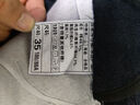 罗蒙（ROMON）男士牛仔裤男秋冬商务休闲裤男弹力直筒男裤厚款深档直筒长裤高腰 黑灰色+黑灰色【冬季款】 加绒 35 【腰围2尺8建议155-165斤】 实拍图
