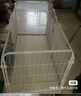 华美龙宠物狗围栏室内狗笼子小型犬中型犬比熊柯基狗窝兔子门栏隔离护栏 白色（含睡垫等6件套） 【长120宽60高70 6片】适25斤内 实拍图