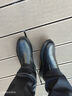 强人商务皮鞋冬季加绒保暖软底软面通勤休闲男鞋 JDB351348 黑色 42 实拍图