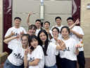 蓝之旺 班服t恤定制工作服文化衫夏季短袖男情侣体恤衣服订做聚会团队服 舒适款全棉白色 M 实拍图