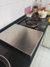 京拜厨房燃气灶盖板罩电磁炉支架家用煤气灶架子遮挡板灶台托架置物架 单灶盖板长35*深45*高7(加厚款) 拉丝防滑 实拍图