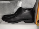 卡帝乐鳄鱼（CARTELO）保暖加绒皮鞋男商务加棉加厚男靴冬季高帮系带棉鞋1061 黑色 43 实拍图