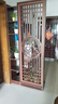 柒妖捌美家 QY BA MEI JIA中式屏风隔断玄关置物架书架装饰柜简约现代可移动木质多层板座屏 高200长90宽30 实拍图