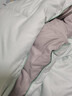 Lady Laura富安娜出品羽绒被95白鹅绒被冬被加厚保暖白鸭绒被春秋被子单双人 艾绿灰 200*230cm 6斤 春秋被 实拍图