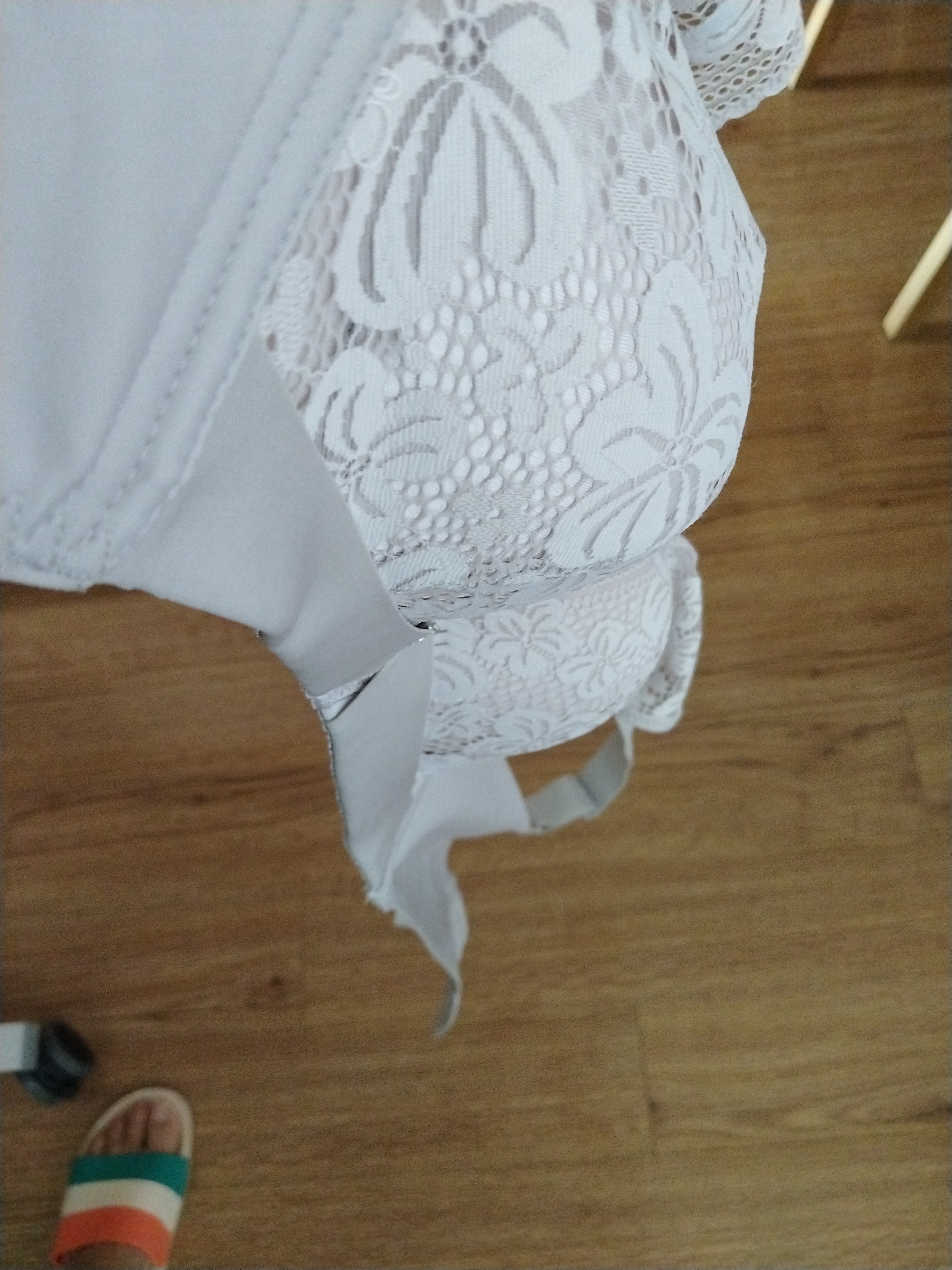 浪莎内衣女文胸大胸显小聚拢无钢圈夏季薄款性感大码调整型防下垂胸罩 紫色 95B C=42BC 实拍图