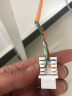 山泽（SAMZHE）六类网络模块 CAT6千兆网线插座面板模块 RJ45水晶头母座电脑网线镀金连接头 工程版 WAN-06 实拍图