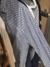 TOMMY HILFIGER男装纯棉休闲通勤绣标小格纹合身长袖衬衫外套XM0XM02578 蓝色格子0MS M（推荐：135-150斤） 晒单实拍图