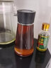 阿司倍鹭（ASVEL）玻璃油壶 厨房家用酱油醋调味瓶日式调料瓶食品级按压式 A2133-07 黑色100ml 实拍图