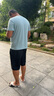 乔丹运动短裤男运动裤子男夏季速干透气篮球跑步梭织五分裤父亲节礼物 黑色 （冰感速干-带拉链） 5XL 实拍图