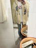 GAP男女装2025秋季新款logo印花抓绒宽松运动连帽衫卫衣786920 米色 L (175/96A) 亚洲尺码 实拍图