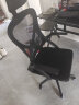 VWINPER电脑椅家用人体工学椅子办公椅靠背学生学习写字书房电竞游戏椅 升级款黑框黑网+头枕 实拍图
