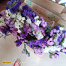 爱满（AIMAN）云南直发干花花束真花家居摆设装饰小清新客厅办公室摆件风干花束 白粉深紫浅紫勿忘我+情 共约20支 不带花瓶 实拍图