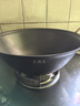 王源吉铁锅炒锅双耳苏锅王老式家用圆底无涂层手工龟纹大肚不粘炒锅42cm 实拍图