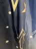 罗蒙（ROMON）外套男冬季潮流夹克男士行政商务休闲立领棒球服上衣加绒深兰4XL 实拍图