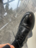 海澜之家HLA皮鞋男士德比鞋商务正装办公结婚鞋子男HAAPXM4DAV318 黑色39 实拍图