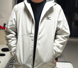 美津浓（MIZUNO）户外夹克男连帽梭织透气情侣锋衣加绒加厚加棉外套男上衣 实拍图