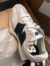 NEW BALANCE NB327官方秋冬休闲鞋男鞋女鞋情侣舒适增高鞋百搭潮流厚底运动鞋 米灰色/白色 MS327FE 36 (脚长22cm) 实拍图