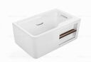 科勒（KOHLER） 浴缸家用浴室整体独立式浴缸希尔维亚克力浴缸泡澡亲子浴缸 右角位99018T(1500x800)1.5m 实拍图
