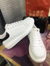 苏系帆布鞋女2025新款春季透气百搭松糕厚底情侣小白鞋老爹鞋男 黑色（麦昆帆布鞋）顺丰发货 42 实拍图