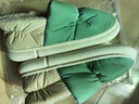恋家拖鞋女厚底踩屎感保暖家居室内防滑情侣棉拖鞋男士简约防水ins软 浅草绿 38-39 (250mm) 适合37-38脚穿 实拍图