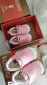 卡特兔学步鞋秋季男童网眼机能鞋 女宝宝婴儿软底包头鞋 XZ62红色11.5cm 实拍图