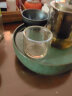 76台湾双层玻璃真空小杯茶杯主人杯单个透明茶杯耐热玻璃杯 实拍图
