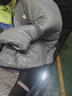 京家洁电动车挡风被冬季加绒加大加厚2025新款电瓶车防水挡风被摩托车 PU小羊皮-灰色【护肩围脖加厚款】 实拍图