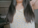 邦帛世 一片式长直发假发片 蓬松显发量女隐形无痕接发长直发贴片仿真 一片式长直发 【棕黑色】 45cm 实拍图