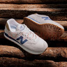 NEW BALANCE NB574官方休闲鞋男鞋女鞋网面鞋夏季复古舒适透气百搭情侣运动鞋 深蓝色 ML574EVN 36 (脚长22cm) 实拍图