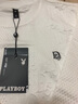 花花公子（PLAYBOY）长袖t恤男秋冬款2025新款休闲圆领加绒卫衣男士潮流韩版保暖上衣 白色 M 实拍图