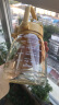 希乐大容量水杯Tritan吸管杯运动水壶刻度杯子塑料大肚杯上太黄1.1L 实拍图