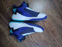 361°【悍将】童鞋男童篮球鞋透气减震中大童旋钮扣儿童运动鞋女童球鞋 【四季密网】墨蓝/361白/奇幻紫 39 实拍图
