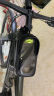 洛克兄弟硬壳自行车包前梁包上管车头包防泼水手机包山地公路车骑行配件 碳纹黑（立体有型，压胶防水） 1.7L 实拍图