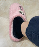 大嘴猴（paul frank）棉拖鞋男女冬季情侣款时尚家居厚底防滑保暖棉鞋 粉色 36-37 实拍图