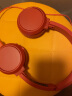 飞利浦（PHILIPS）头戴式蓝牙耳机无线运动耳机网课电脑耳麦 苹果华为小米安卓手机通用TAH4205红 实拍图