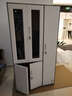 震海钢制办公室文件柜铁皮柜子档案柜保险柜储物柜资料柜财务凭证书柜 【加厚款】灰套白970五门柜-右开 实拍图