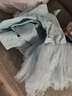 艾舞戈儿童舞蹈服女童练功服秋季可爱蓬蓬纱裙公主芭蕾舞裙幼儿演出服装 【亮片蝴蝶-四层纱】浅蓝-长袖 120 实拍图