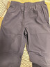 特步（XTEP） 七分裤女大码运动裤新款透气耐磨速干宽松跑步梭织休闲裤子女夏 炭灰色-升级拉链口袋 /男女同款 M /170【 女生拍小一码】 实拍图
