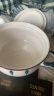 拜杰陶瓷碗泡面碗千叶纹汤碗双耳带盖沙拉碗家用大碗面碗汤盆 实拍图
