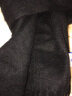 BLUE ERDOS鄂尔多斯100%山羊绒围巾披肩纯色简约百搭时尚礼物保暖流苏设计 黑 180*30 实拍图