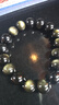 石玥珠宝精品12mm金眼天然黑曜石手串本命年转运珠水晶手链男女士款礼物 实拍图