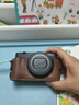 雨悦索尼ZV1M2相机包zv1微单ZV1F保护壳ZV1二代底座皮套挂绳配件便携 ZV1F/ZV1M2咖色皮套（可换电池） 实拍图
