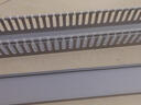 百舸 pvc灰色机柜走线槽齿形线槽 配电箱布线行线槽 电缆桥架电线槽25*25mm 1米/根 2根装 CD659705 实拍图